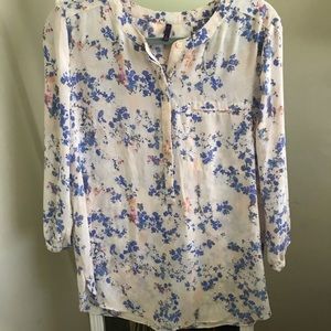 NYDJ Henley Floral L